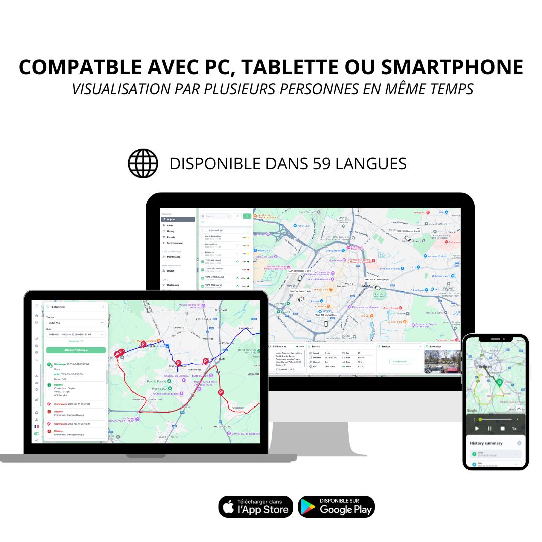 Forfait Asset Finder Mini 4G + Rechargeable